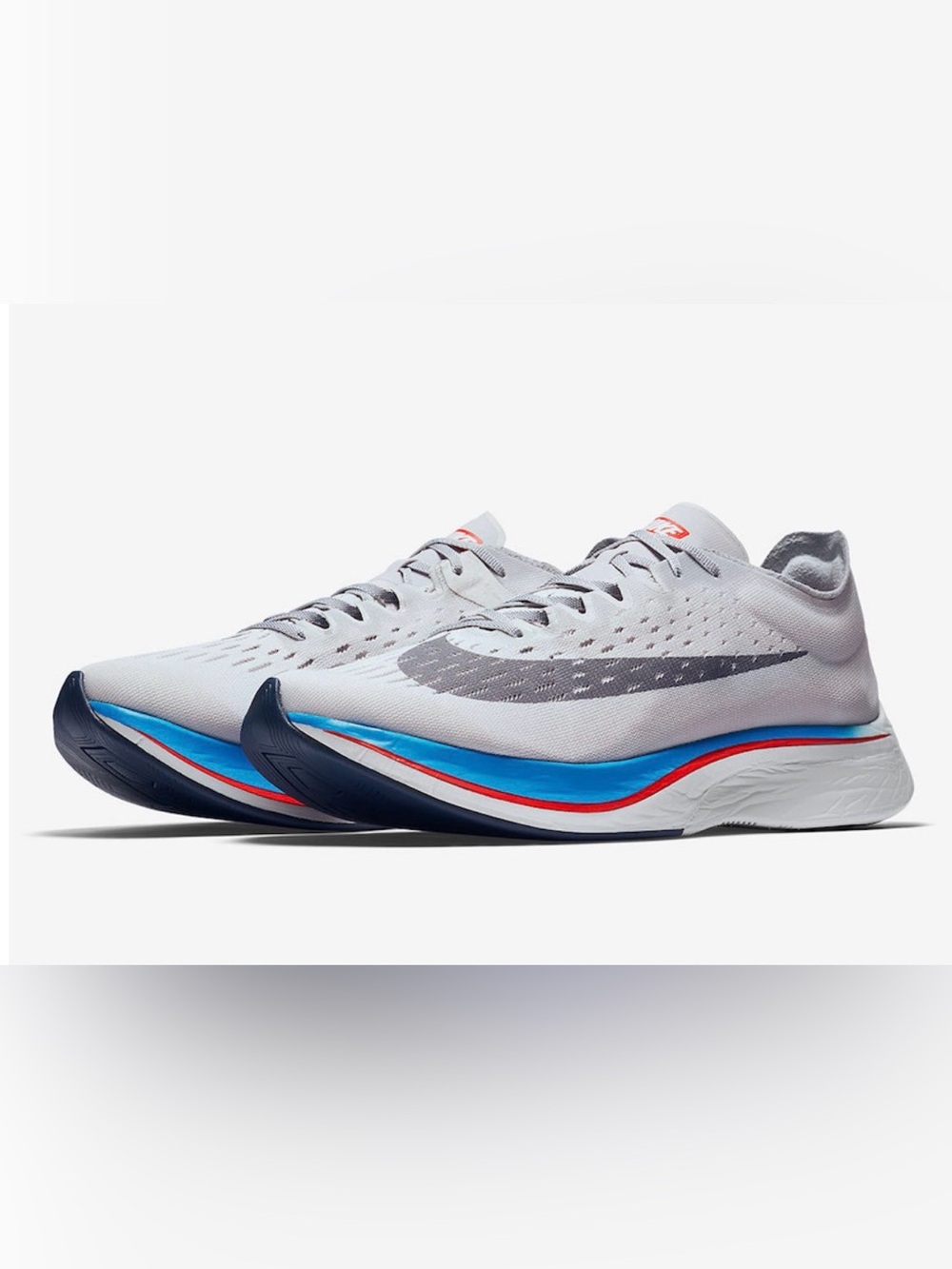 Nike Zoom Vaporfly 4% Men’s Sz 12 Vast Grey Light Carbon 880847-004 NWOB